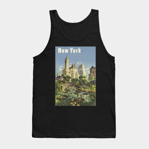 Summer In Central Park New York Tank Top by xposedbydesign